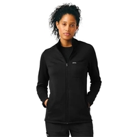 Landau - Forward - Women's Zip-Front Fleece Scrub Jacket... from ASI 86018...