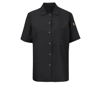 Red Kap Women's Short Sleeve Cook Shirt with Oillblok and Mimix... from ASI...