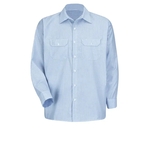 Red Kap Shirts - Men's Long Sleeve Deluxe Uniform Shirt