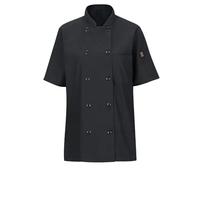 Red Kap Women's Short Sleeve Chef Coat With Oilblok and Mimix... from ASI...