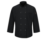 Red Kap Culinary - Men's Ten-Button 25" Chef Coat with Oi...