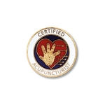 Prestige Medical - Certified Acupuncturist Cloisonne Pin