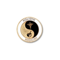 Prestige Medical - Holistic Medicine Cloisonne Pin... from ASI 86018 Scrub...