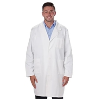 Prestige Medical - Unisex Three-Pocket Full-Length Lab Coat