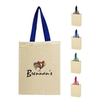 Full Color Natural Cotton Canvas Tote Bag