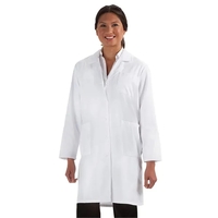 Prestige Medical - Unisex Three-Pocket Full-Length Lab Coat