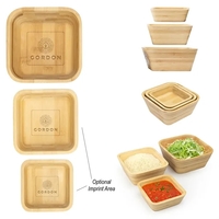 Set of three bamboo bowls.... from ASI 61125 Hit Promotional Products / Hit®