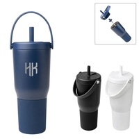 25 oz. insulated stainless steel tumbler with lid, straw and handle.... from...