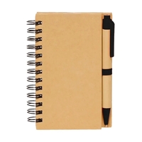 Recycled Spiral Notebook with Pen