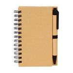 Recycled Spiral Notebook with Pen