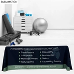 24Hr Express Ship - 6' Lazercut 4-Sided Tablecloth