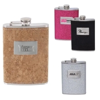 Wrapped 8 oz Flask.... from ASI 46755 Cosmo Promos