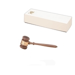 10-1/2" American Walnut Gavel with Gift Box