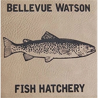 3" x 2" Rectangle Rawhide Leatherette Patch with Adhesive