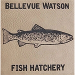 3" x 2" Rectangle Rawhide Leatherette Patch with Adhesive