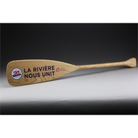 Customizable 24" x 5" x 0.75" Cherrywood display canoe paddle. Made... from...