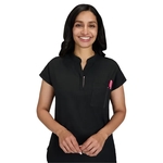 koi - Solis - Women's Zipper Neck Combo Chest Pocket Catr...