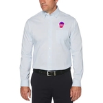 Perry Ellis Mini-Grid Woven Shirt