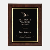 High Gloss Cherry Finish- Black Victory Plate