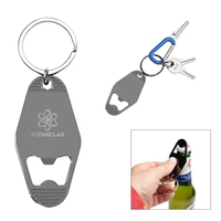 Motel style metal key tag with bottle opener.... from ASI 61125 Hit...