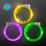 LED Flash Tube Bracelets - Assorted Purple, Green, Gold