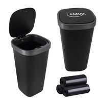 Auto-Open Trash Bin, Simply Press the lid lightly and it will... from ASI...