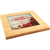Full Color Ceramic Bamboo Tile Trivet - 9" x 9" x... from ASI 62635...