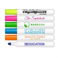 Brite Spots® White Barrel Jumbo Highlighter Broad Chisel Tip