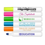 Brite Spots® White Barrel Jumbo Highlighter Broad Chisel Tip