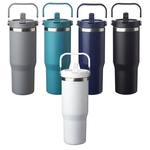 Stainless Steel Tumbler with Handle, 30 oz.