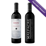 Etched Daou Reserve Cabernet Red Wine Bottle