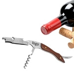 Foldable Stainless Steel Wine and Beer Opener with Knife