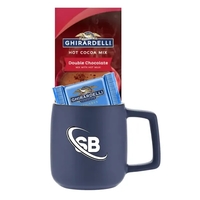 Square Handle Mug with Ghirardelli Cocoa & Chocolate