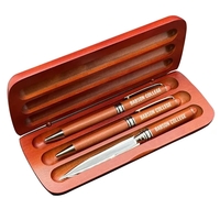 Pen box with ballpoint pen, lead pencil, & letter opener. Made... from ASI...