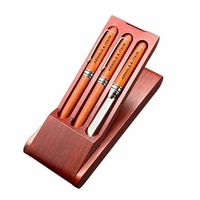 Pen box with ballpoint pen, lead pencil, & letter opener. Made... from ASI...