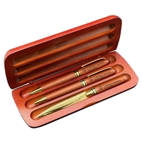 Pen box with ballpoint pen, lead pencil, & letter opener. Made... from ASI...