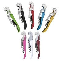 Classic wine opener with matte finish metal body with stainless steel... from...