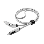 3-in-1 Magnetic Charging Cable with LED Screen