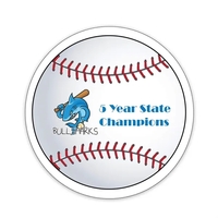 3"H x 3"W 20 mil Baseball shaped magnet that's made in... from ASI 54040 Fey...