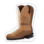 Cowboy Boot Shaped NoteKeeper™ Magnet 20 mil