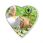 Heart 4" x 4" NoteKeeper™ Magnet 20 Mil