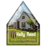 2"H x 1.5"W House shaped magnet that's made in the USA... from ASI 54040 Fey...