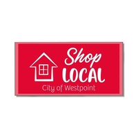 1"H x 2"W rectangle shaped magnet made in the USA of... from ASI 54040 Fey...