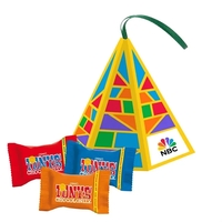 Tiny Tony's Chocolonely® Ornament; includes a variety of chocolate...