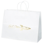 Vogue - White Shopper - Foil Print