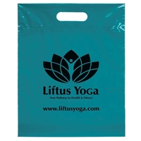 12W x 15H Die Cut Handle Bag - Flexo Ink Print