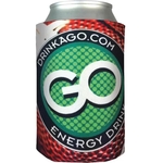 Extra Strong Magnetic Full Color Neoprene 12 Oz. Can Cooler.