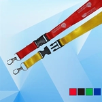 Buckle Release Lanyard with Metal Clip