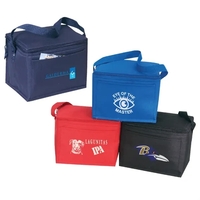 6 pack cooler made of 600 denier nylon with a zippered... from ASI 57655...