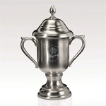 York Trophy Cup - 10-12" Loving w/ Pewter Finish